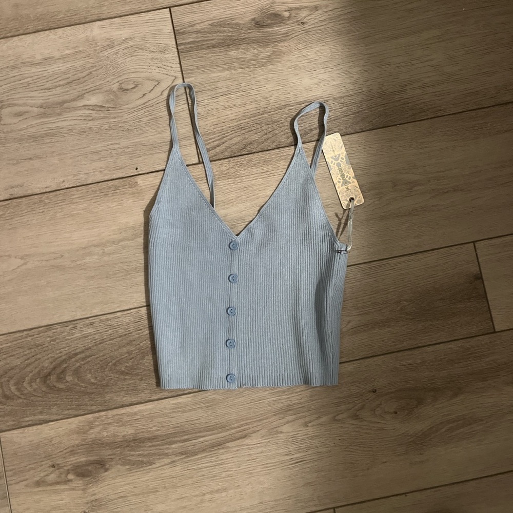 Blue tank top